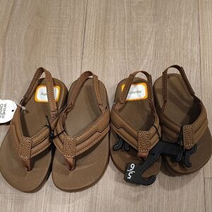 Kids Brown Flip Flop Sandals - Comfortable Casual Wear